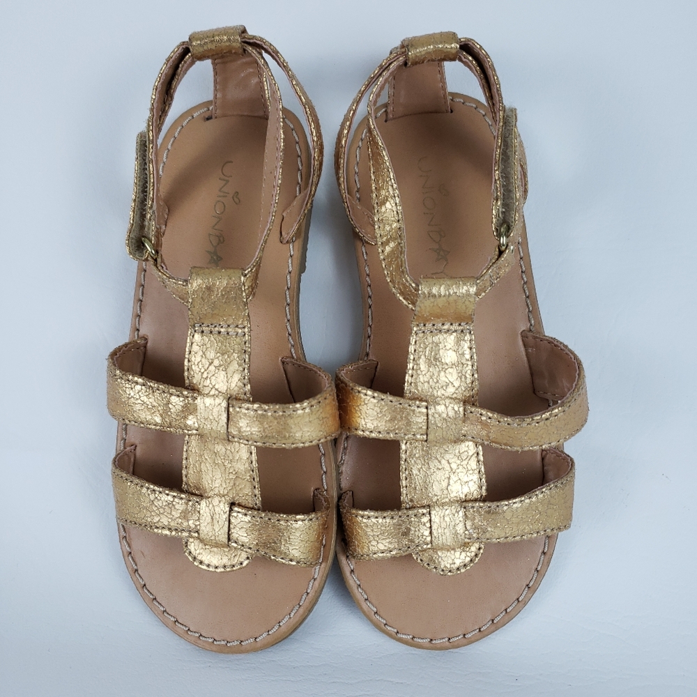 UNION BAY 💜Gold Sandals (NWOT)